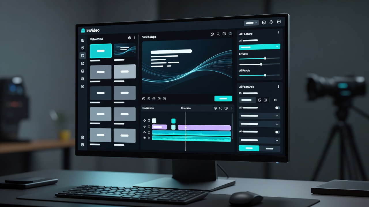InVideo AI Workspace Interface Display